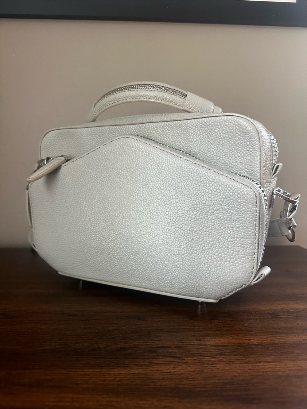 Alexander Wang Rafael Gray Leather Bag NWT